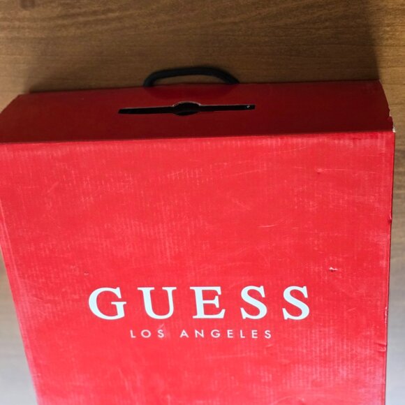 Women's Guess Knee High Dark Red Boots - Picture 3 of 6
